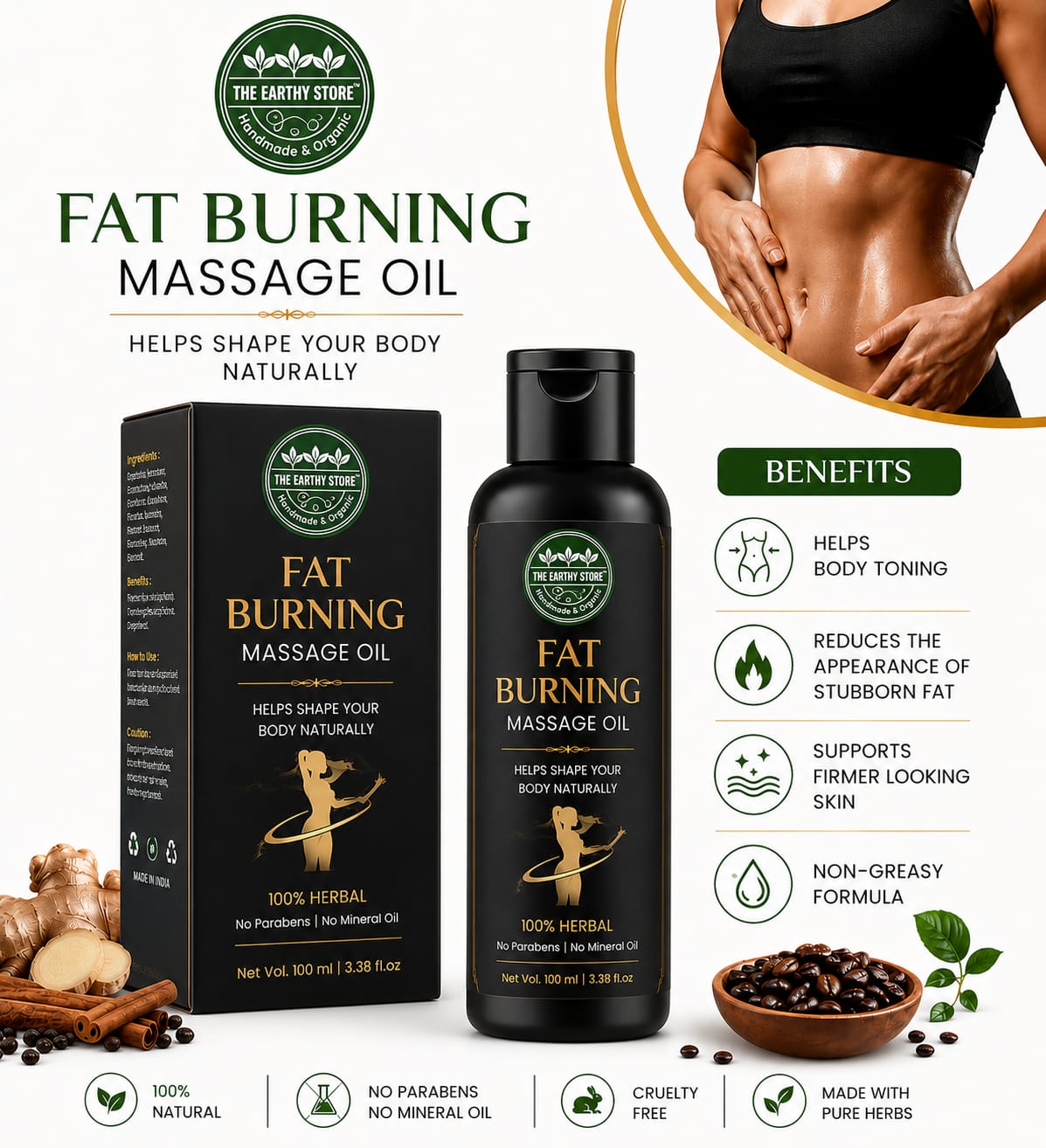 FAT BURNING MASSAGE OIL